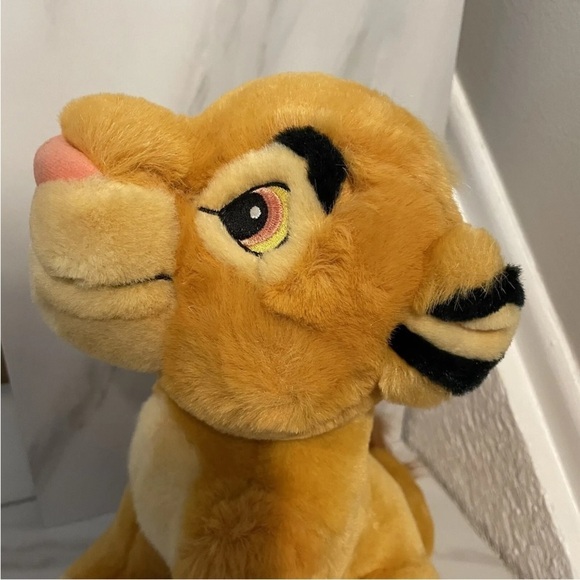 Vintage Disney Store Plush Simba Authentic Original 14” Stuffed Animal Lion - Picture 8 of 11
